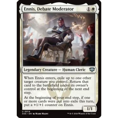Ennis, Debate Moderator (SOS-014) Foil
