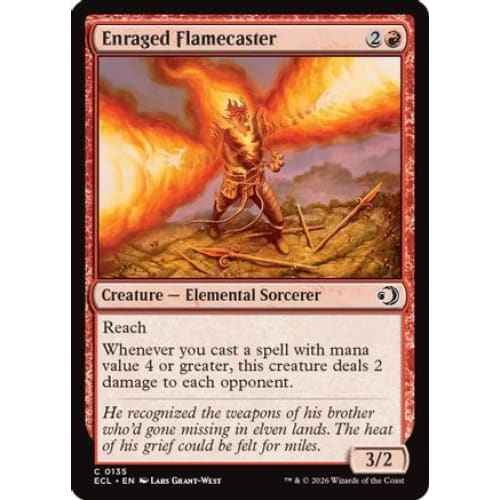 Enraged Flamecaster (ECL-135) Foil