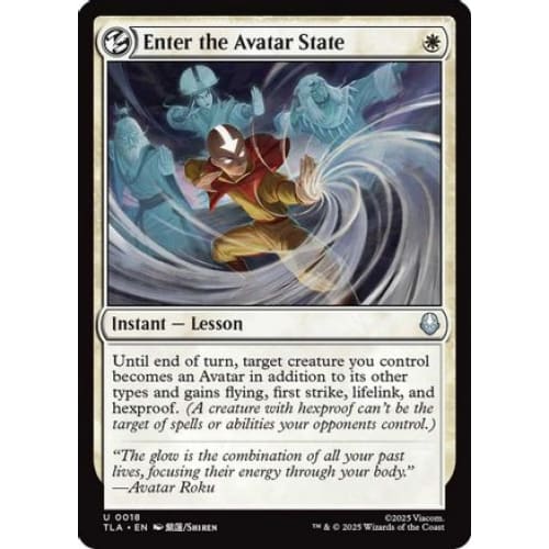 Enter the Avatar State (TLA-018)