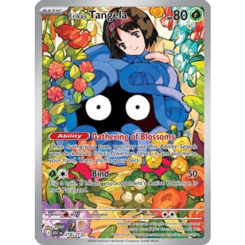 Erika's Tangela - 218/217 (218) Illustration Rare Holofoil
