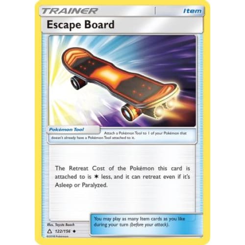 Escape Board (122) Uncommon Reverse Holofoil