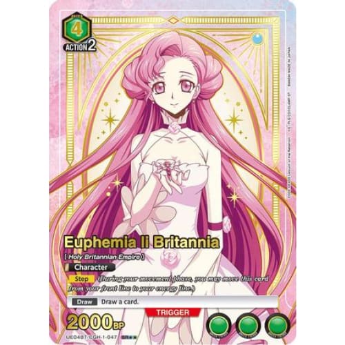 Euphemia li Britannia (047) (SR**) (UE04BT/CGH-1-047) - UE04BT CODE GEASS Lelouch of the Rebellion Foil