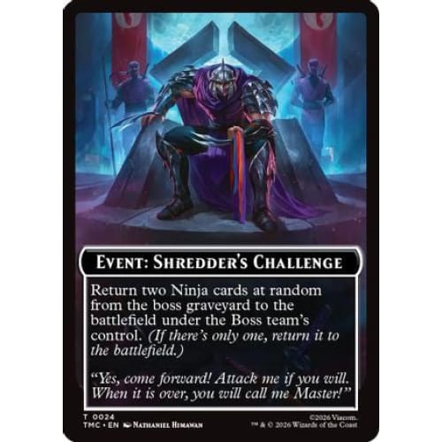 Event: Shredder's Challenge (TMC-024)