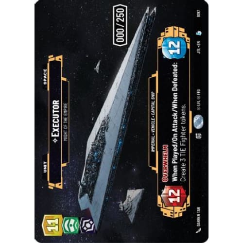 Executor - Might of the Empire (Serialized) (1097)  Foil