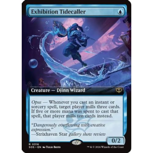 Exhibition Tidecaller (Extended Art) (SOS-316) Foil