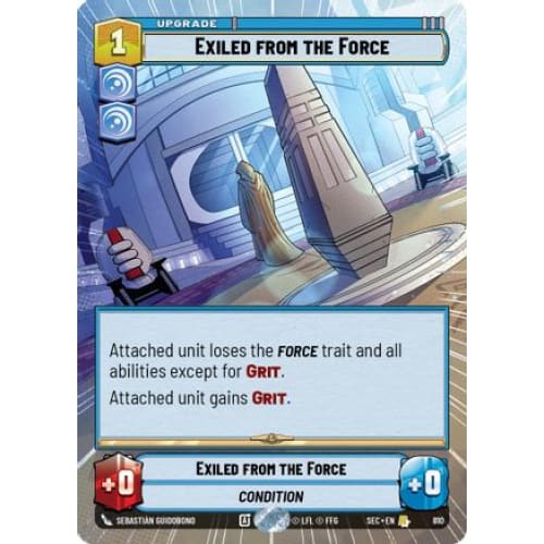 Exiled from the Force (Hyperspace Foil) (810)  Foil