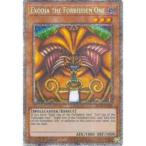 Exodia the Forbidden One (Starlight Rare) - BLCR-EN101 Starlight Rare 1st Edition