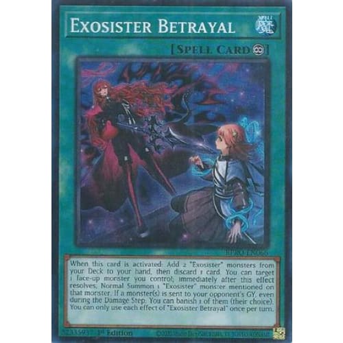 Exosister Betrayal - BPRO-EN066 Super Rare 1st Edition