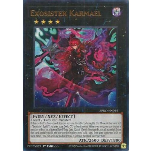 Exosister Karmael - BPRO-EN044 Ultra Rare 1st Edition