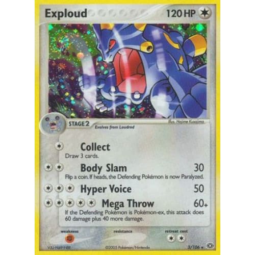 Exploud (3) Holo Rare