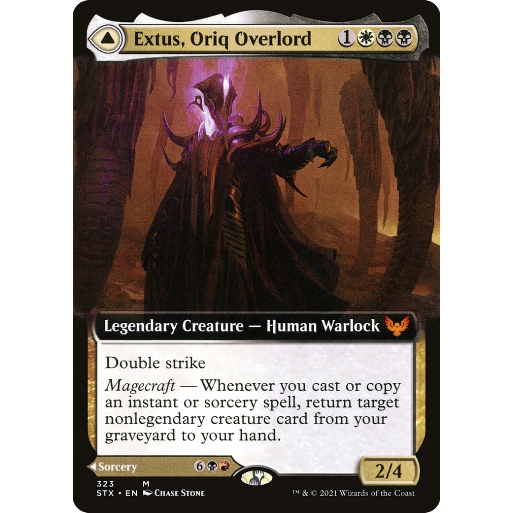 Extus, Oriq Overlord (Extended Art) (STX-323): (Extended Art) Foil - Image 3
