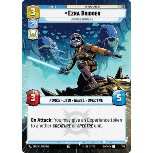 Ezra Bridger - Attuned With Life (Hyperspace Foil) (786)  Foil