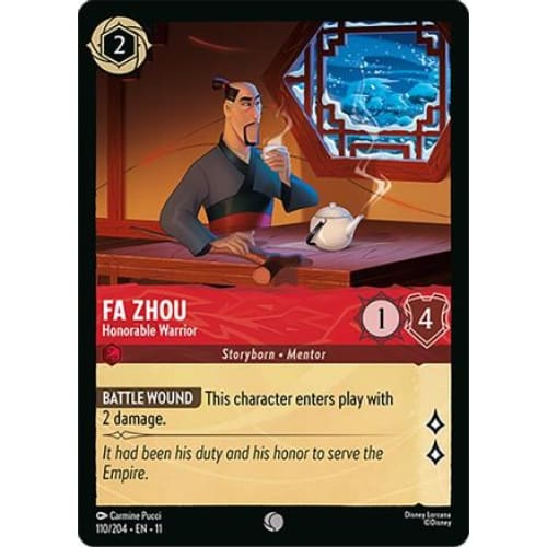 Fa Zhou - Honorable Warrior (110/204) - Winterspell