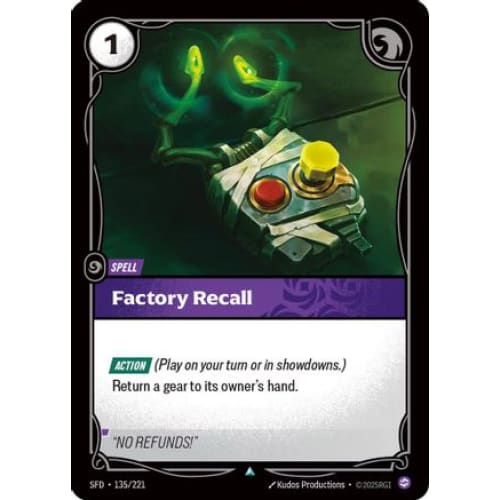Factory Recall (135/221) - Spiritforged