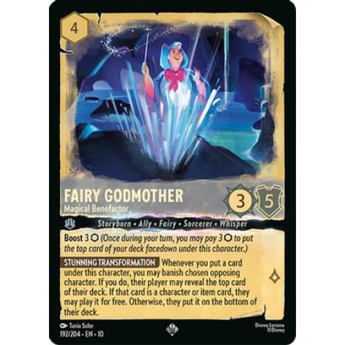 Fairy Godmother - Magical Benefactor (192/204) - Whispers in the Well Cold Foil