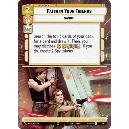 Faith in Your Friends (Hyperspace Foil) (967)  Foil