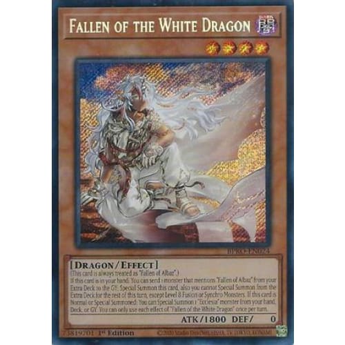 Fallen of the White Dragon - BPRO-EN024 Secret Rare 1st Edition