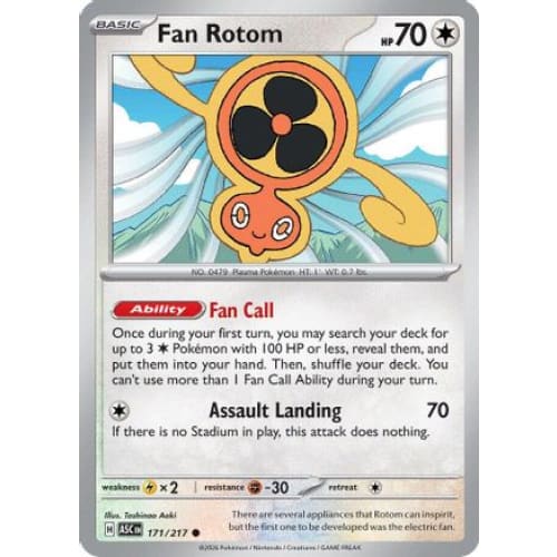 Fan Rotom - 171/217 (171) Common