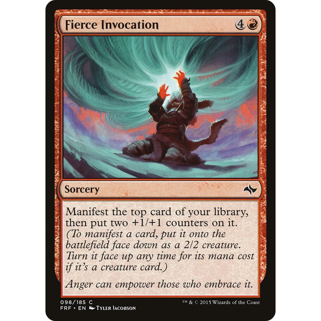 Fierce Invocation (FRF-098) Foil