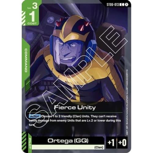 Fierce Unity (ST06-013) - Starter Deck 06 Clan Unity