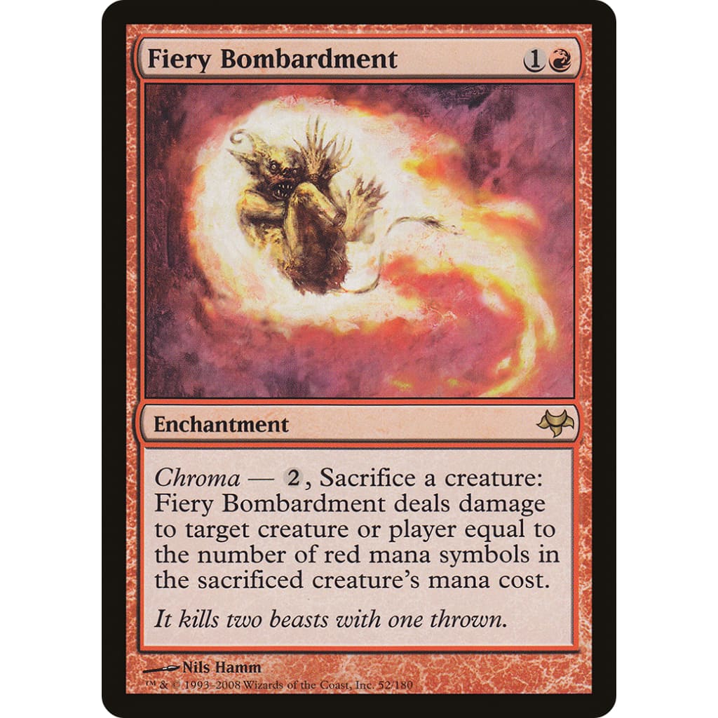 Fiery Bombardment (EVE-052) Foil