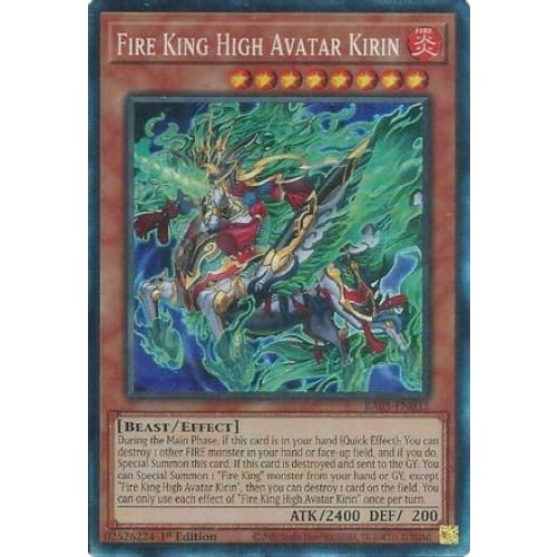 Fire King High Avatar Kirin (Collector's Rare) - RA05-EN032 Collector's Rare 1st Edition