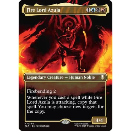 Fire Lord Azula (0334) (Borderless) (TLA-334) Foil