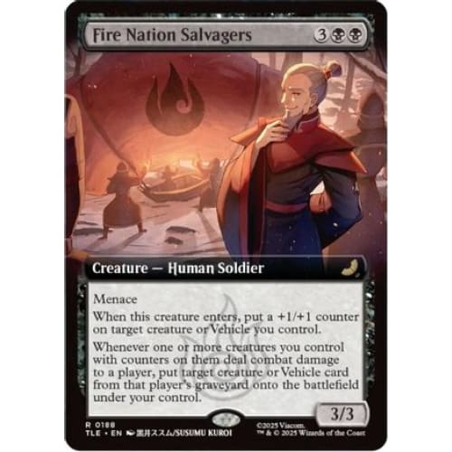 Fire Nation Salvagers (Extended Art) (TLE-188) Foil