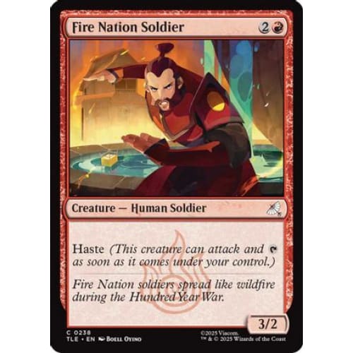 Fire Nation Soldier (0238) (TLE-238) Foil