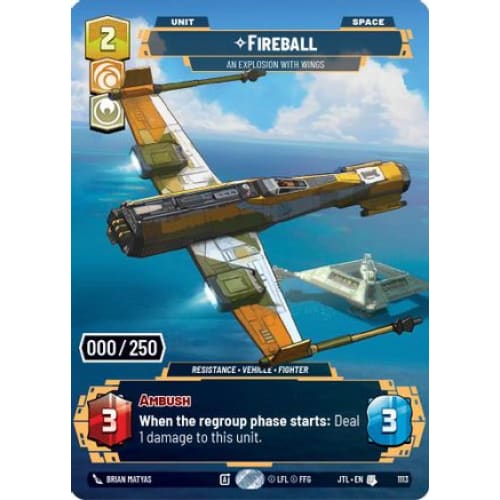 Fireball - An Explosion With Wings (Serialized) (1113)  Foil