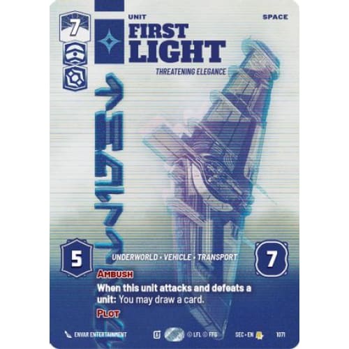 First Light - Threatening Elegance (Prestige) (1071)