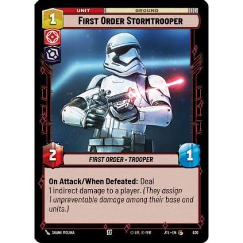 First Order Stormtrooper (Foil) (630)  Foil