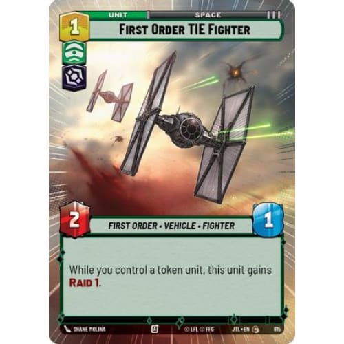First Order TIE Fighter (Hyperspace Foil) (815)  Foil