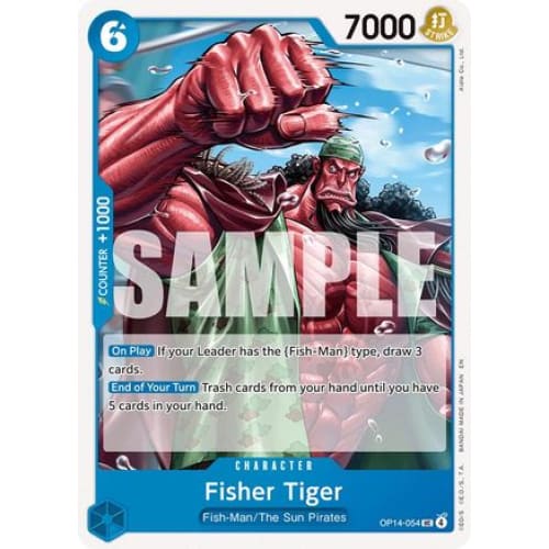 Fisher Tiger OP14-054 UC The Azure Sea's Seven
