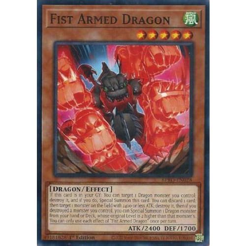 Fist Armed Dragon - BPRO-EN028 Common / Short Print 1st Edition