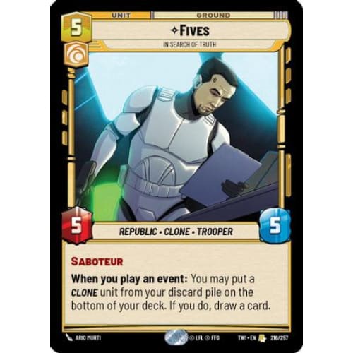 Fives - In Search of Truth (216/257)  Foil