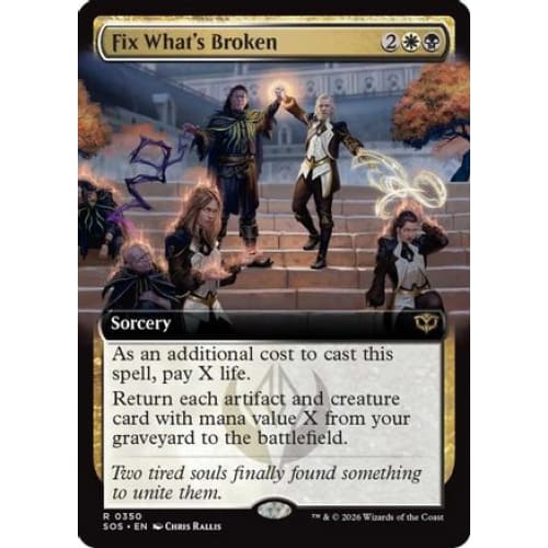 Fix What's Broken (Extended Art) (SOS-350)
