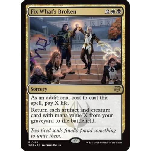 Fix What's Broken (SOS-188)