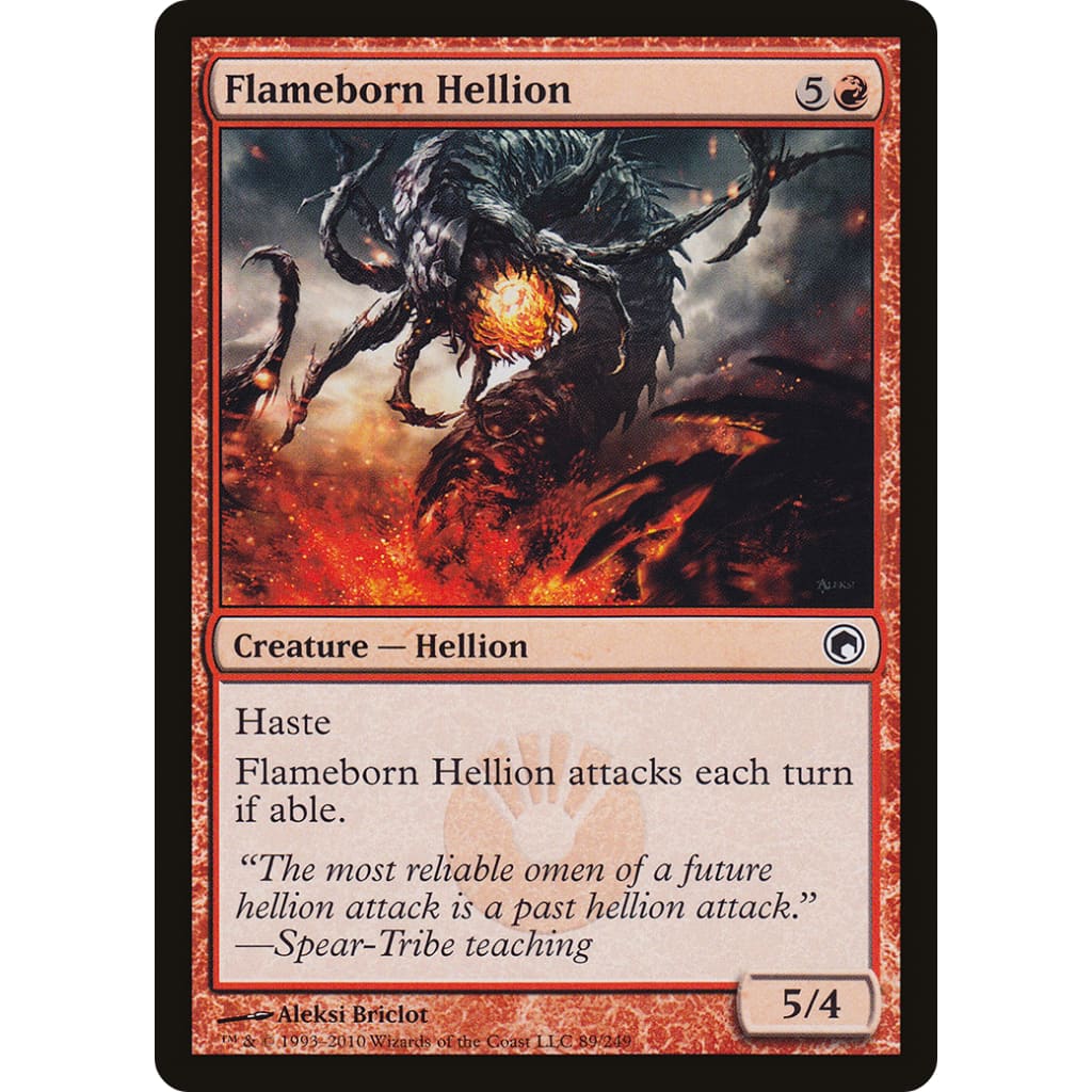 Flameborn Hellion (SOM-089) Foil