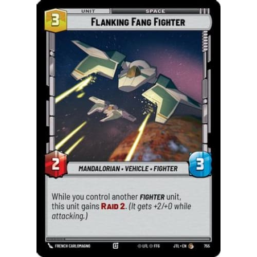 Flanking Fang Fighter (Foil) (755)  Foil