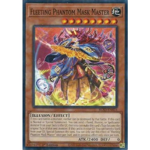 Fleeting Phantom Mask Master - BLZD-EN023 Common / Short Print 1st Edition