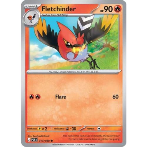 Fletchinder (13) Common Reverse Holofoil