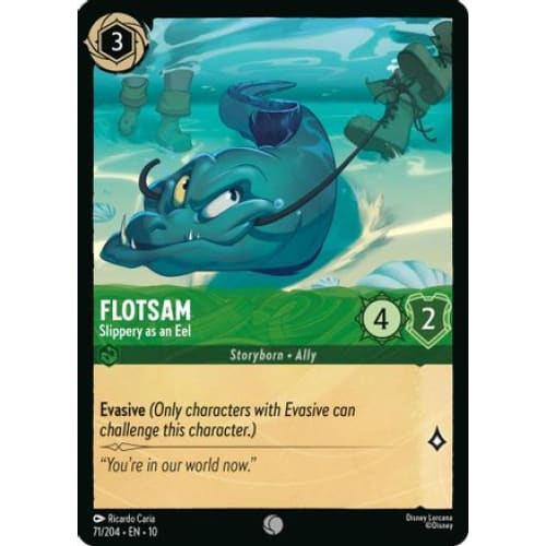 Flotsam - Slippery as an Eel (71/204) - Whispers in the Well Cold Foil