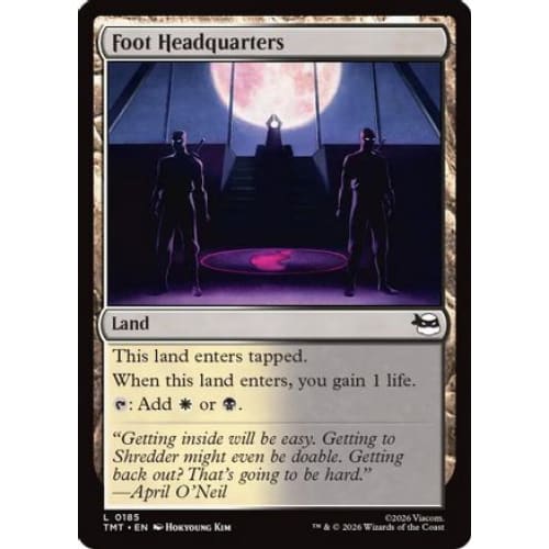 Foot Headquarters (TMT-185)