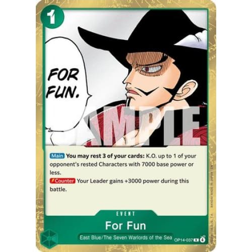 For Fun OP14-037 R The Azure Sea's Seven  Foil