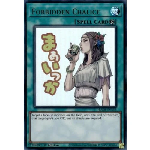 Forbidden Chalice - RA05-EN115 Ultra Rare 1st Edition