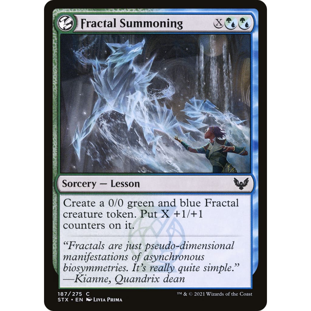 Fractal Summoning (STX-187): (lesson)