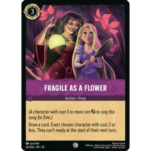 Fragile as a Flower (65/204) - Whispers in the Well Cold Foil