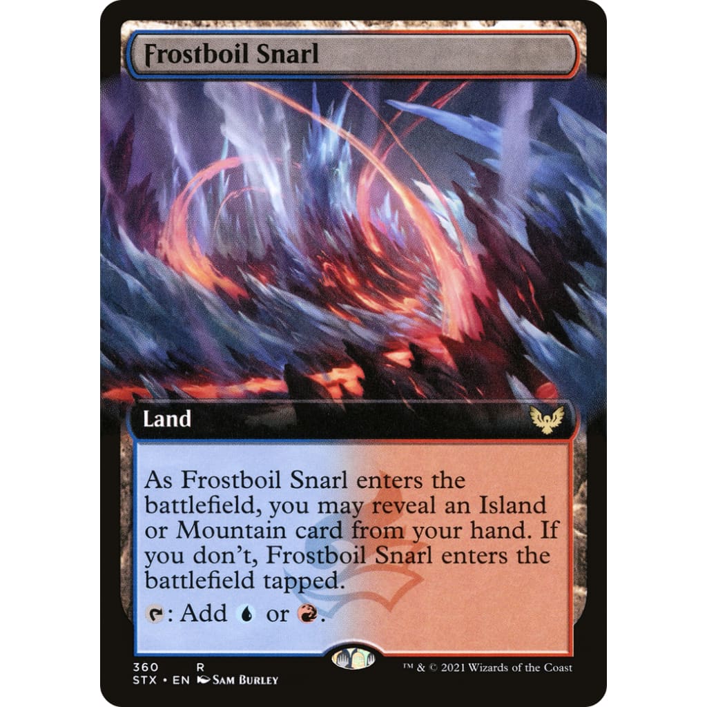 Frostboil Snarl (Extended Art) (STX-360): (Extended Art) Foil