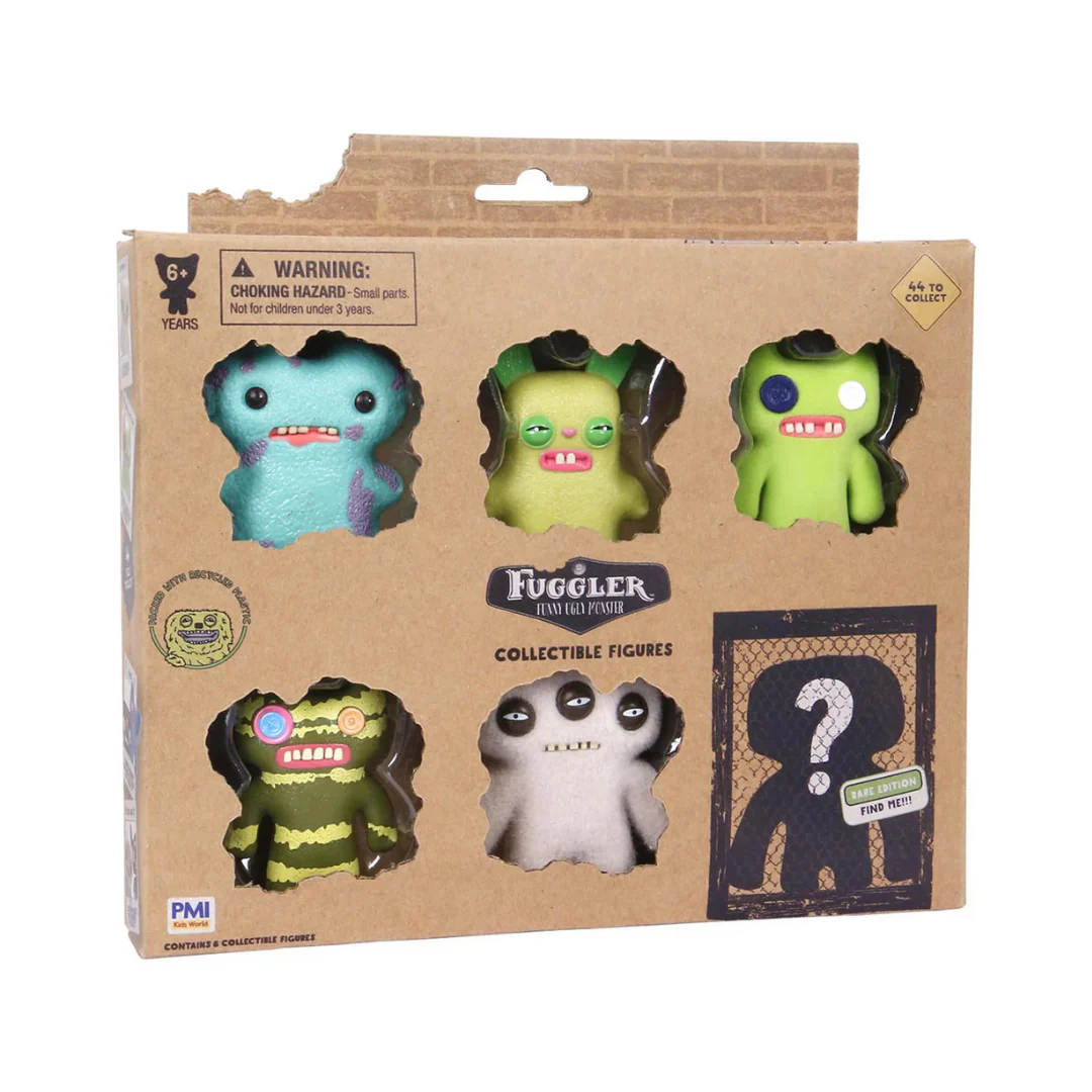 Fuggler - Collectible Figures - 6-Pack (Randomly Selected)